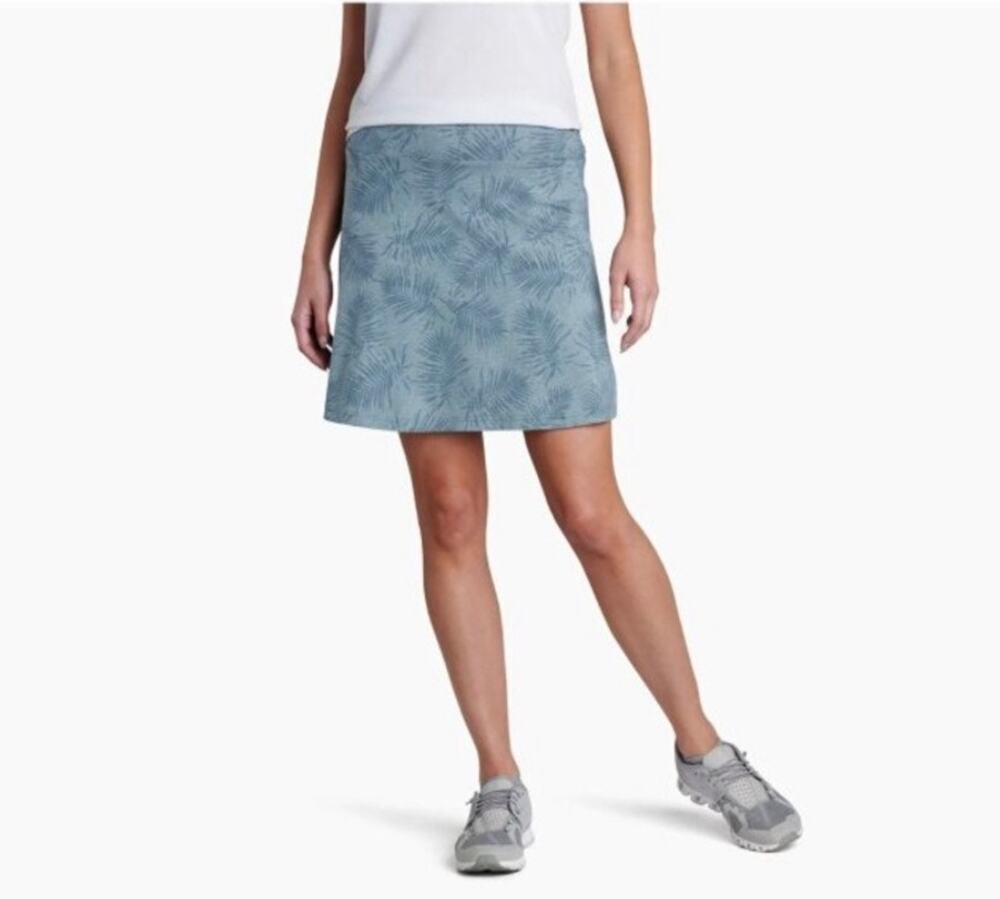 Kuhl Skyla A-Line Skirt in Eucalyptus Green Womens Size L *EUC